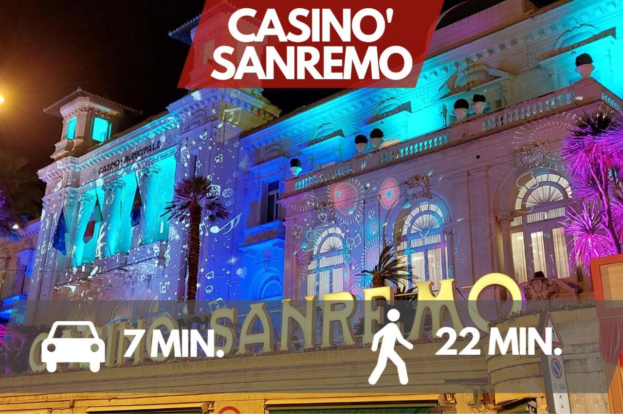 Free Parking-Sea View, With Pool & Garden Leilighet Sanremo Eksteriør bilde